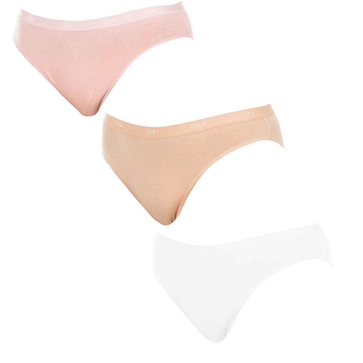 Pack-3 Les Pockets slip elastische stof D4H00 vrouw