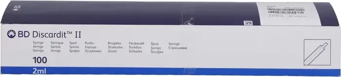 BD Discardit II Spritze 2 ml 100x2 Spritzen