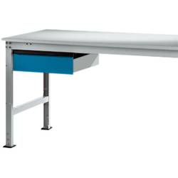 Manuflex LZ4173.5007 ESD ESD-Einzelschubfach in Brillantblau RAL 5007, mit Schloss, BxTxH= 425 x 550 x 135 mm