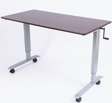 Luxor Standup-CF60-DW 60-inch Crank Adjustable Stand-Up Desk