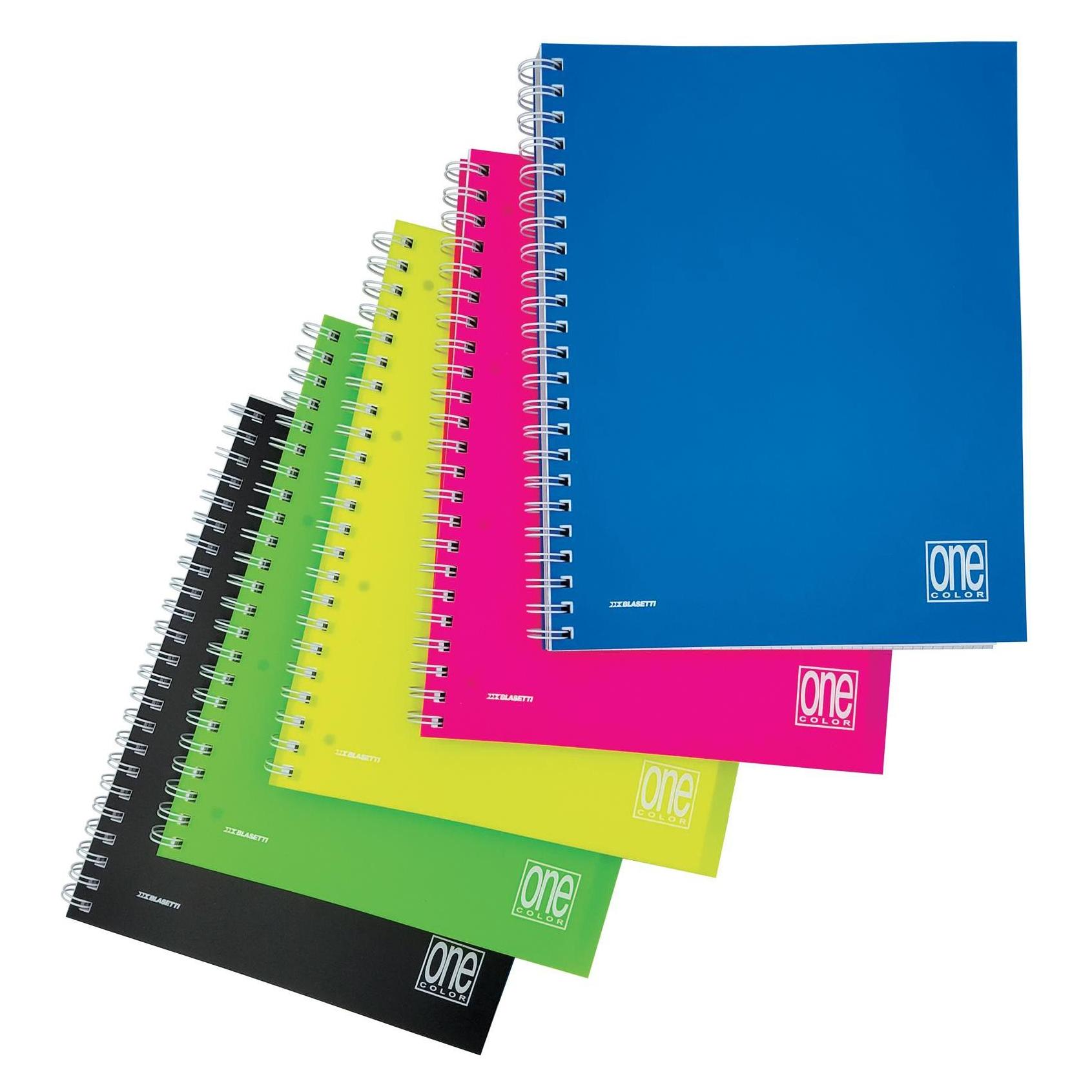 Blasetti 3er Pack Spiralhefte mit 4 Trennblättern (A4+, Weicher Einband) (7738)