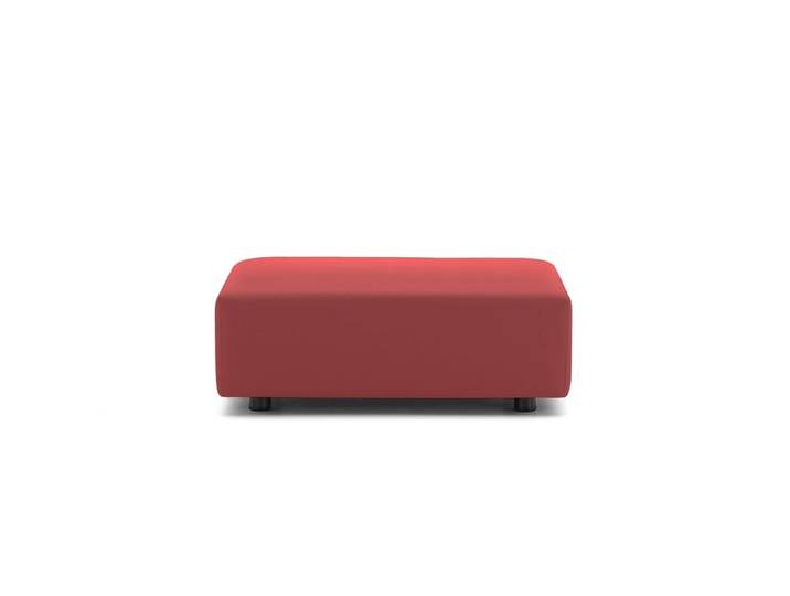 KARTELL pouf PLASTICS DUO TECH FABRIC (Brique - Faux cuir)