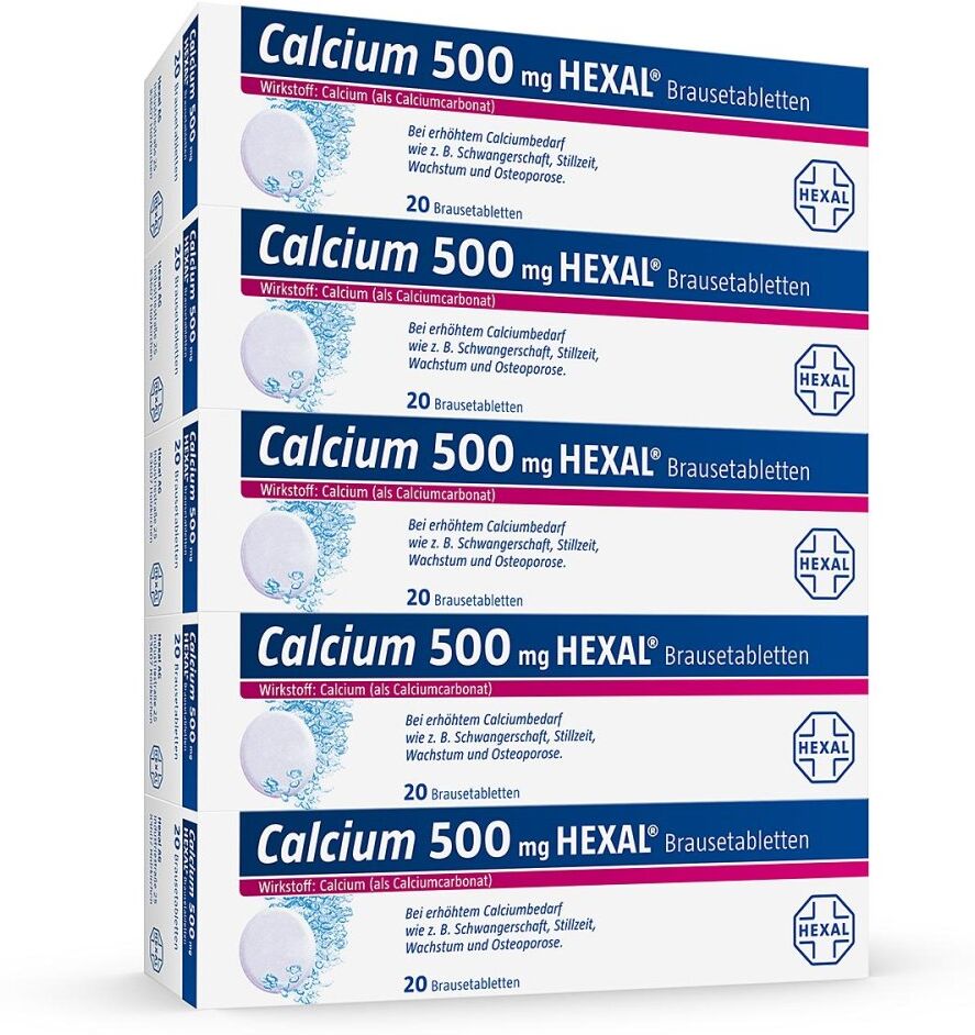 Calcium HEXAL Calcium 500 mg HEXAL® Brausetabletten