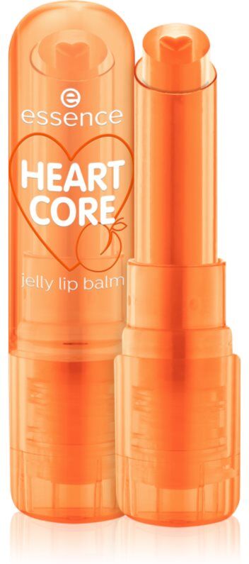 essence HEART CORE Tinted Lip Balm with shine shade 04 Peach Please! 3 g