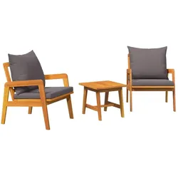 vidaXL, Gartentisch + Balkontisch, Insonin (2x Stuhl +Tisch) (45 x 45 x 40 cm)
