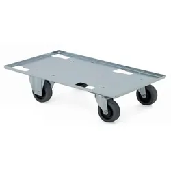Transportwagen Blechwagen max. 300 kg Transportwagen 2 feste Räder 2 Lenkrollen, 650x410x150 mm
