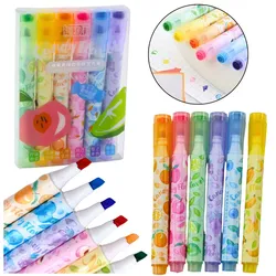 Textmarker im Stift Fruit Stamps Colorful Scented 6 Stk