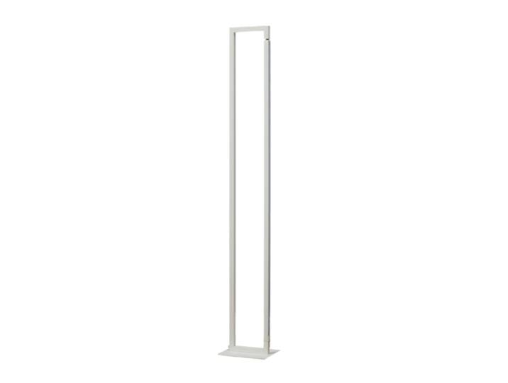 Lampadaire en aluminium, fer et pvc blanc 140 cm