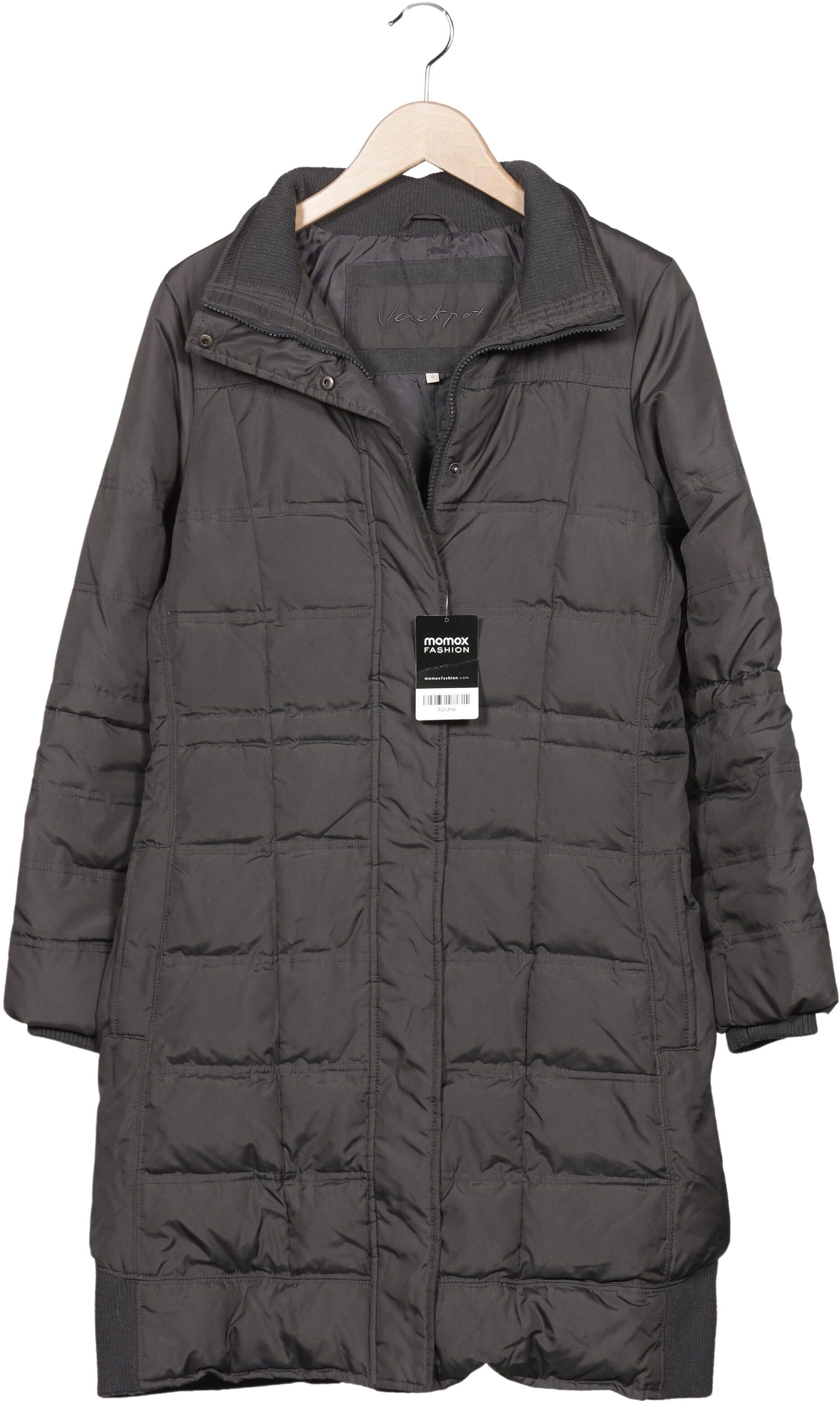 Jackpot Damen Mantel, Grau, Gr. S, Synthetik / Daunen - Second Hand