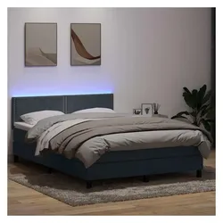 vidaXL, Boxspringbett, Kacolor (Flach mit Nägeln) (160 x 210 cm)