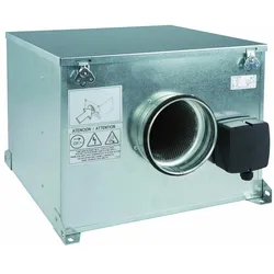 S&P Schallgedämmte Lüftungsbox CAB-200 B ? DN200 ? 920 m3/h ? 35 dB(A) ? 230V ? ...