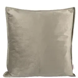 KISSENHÜLLE Samt&Sonders taupe 50/50 cm