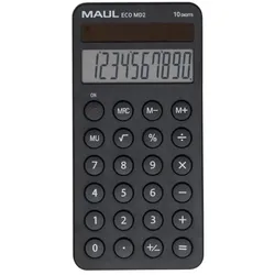 MAUL ECO MD2 Taschenrechner Tasche Einfacher Taschenrechner Schwarz