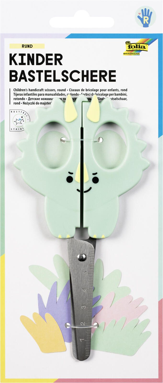 folia Kinderschere DINO 774