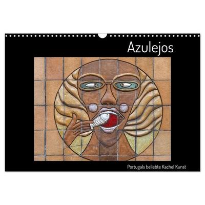 Azulejos - Portugals beliebte Kachel Kunst (Wandkalender 2027 DIN A3 quer), CALVENDO Monatskalender