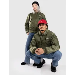 No Problemo Np X Alpha Industries Ancient Findings Jacke iron Gr. XL