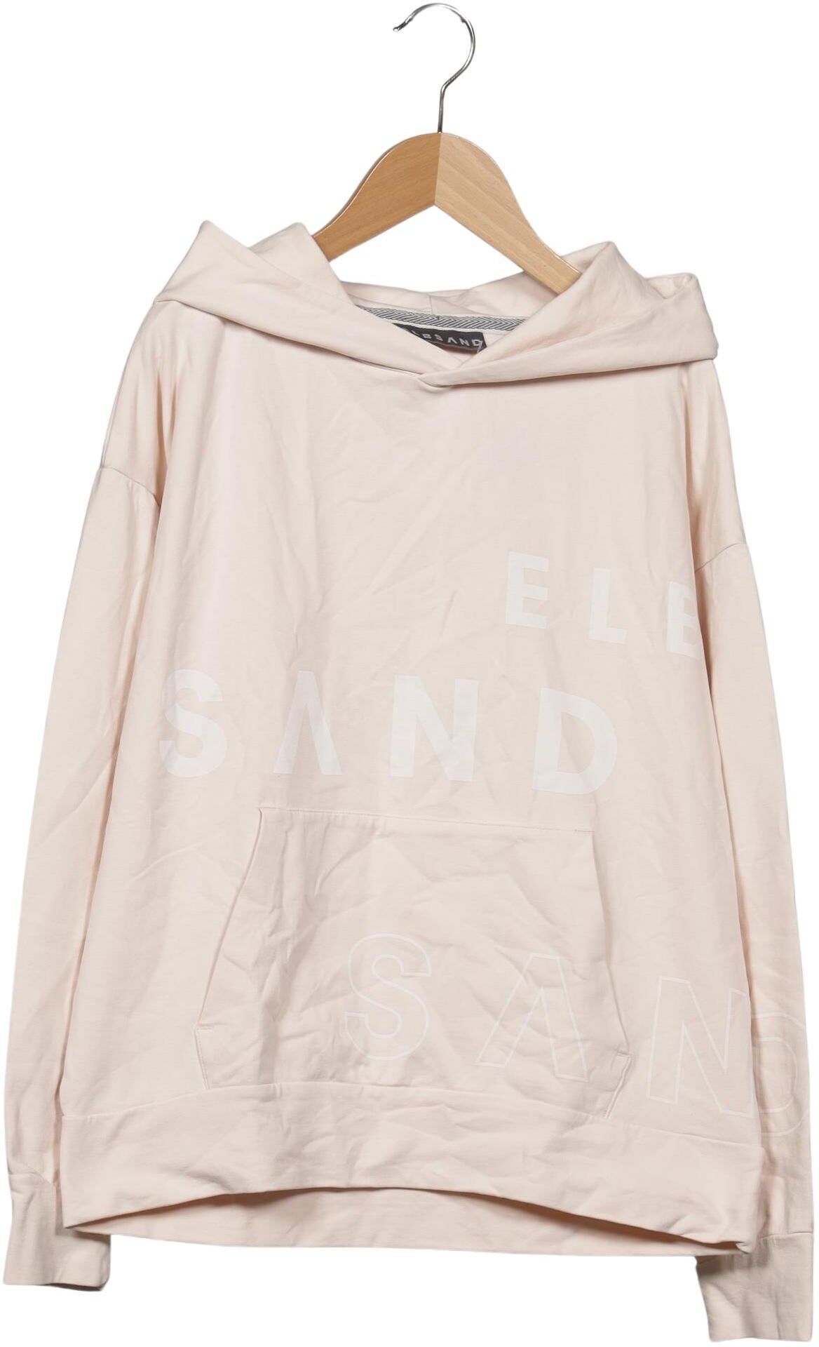 Elbsand Damen Kapuzenpullover, Beige, Gr. M, Baumwolle / Elasthan - Second Hand