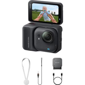 Insta360 GO Ultra Standard Bundle Action-Cam, wasserdicht bis 10m, 4K/60fps, 50MP, 156° Ultraweitwinkel