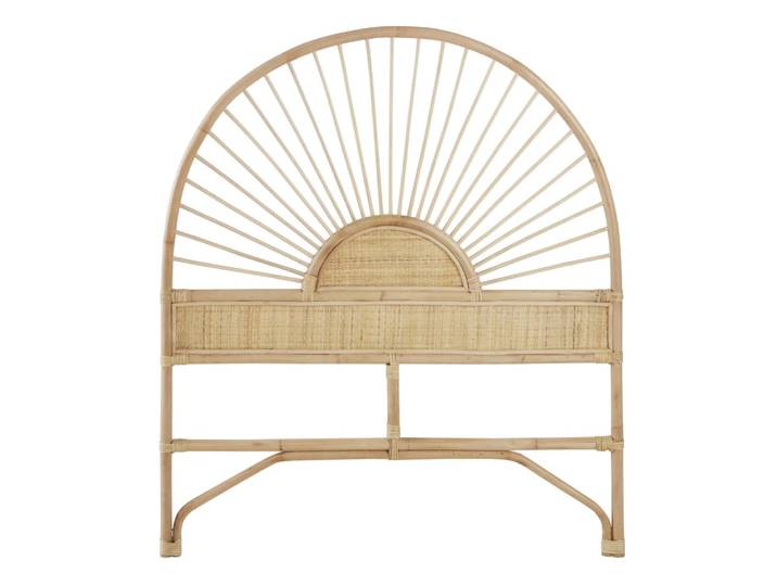 Bettkopfteil, 90cm, aus Rattan