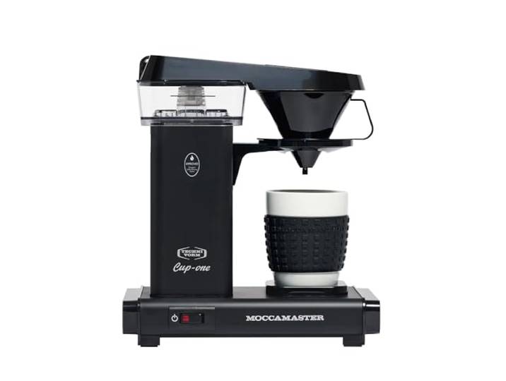 Moccamaster Cup-One, Kaffeemaschine Filtermaschine, Kaffeemaschine Klein 2 tassen, Kaffeefilter, Matt Black