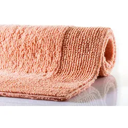 RHOMTUFT Badteppich PRESTIGE/EXQUISIT peach 80 x 160 cm