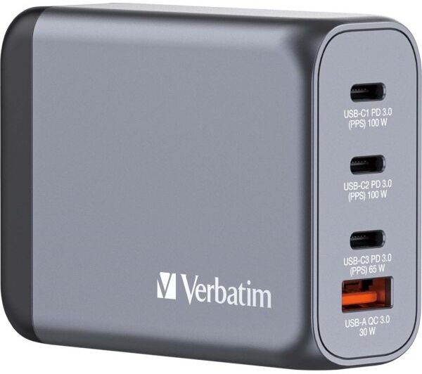Verbatim Gnc-100 Gan Usb-A/usb-C Oplader, 100w