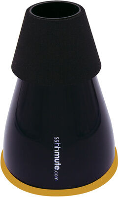sshhmute Practice Mute Baritone GD Schwarz