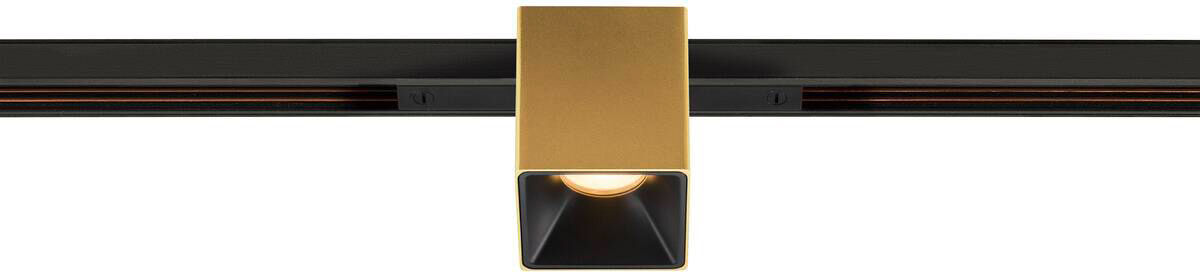 Slv Fixt-It!, 48v, Dali, Eckig, Standard Track, Spot, 3000k, 6.6 W, 36°, Gold / Schwarz - Leuchten Mit 3 Phasen Adapter 48v