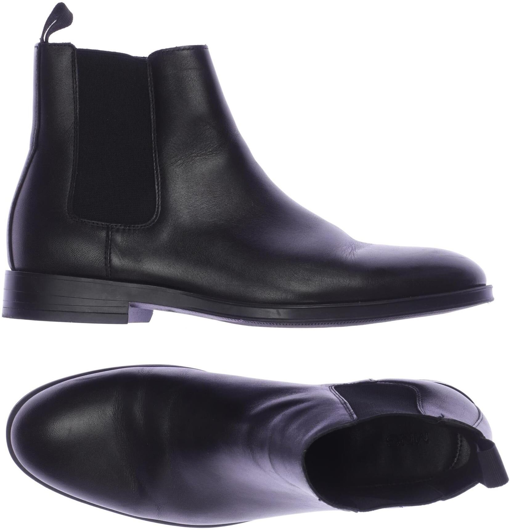 Mango Herren Stiefel, Schwarz, Gr. EU 40, kein / Etikett - Second Hand