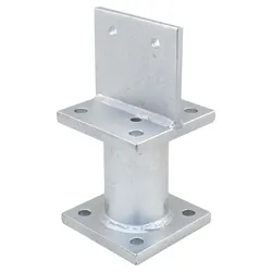 PITZL Pfostenträger PTP plus Feste Ausführung "CE", Höhe 160 mm, feuerverzinkt