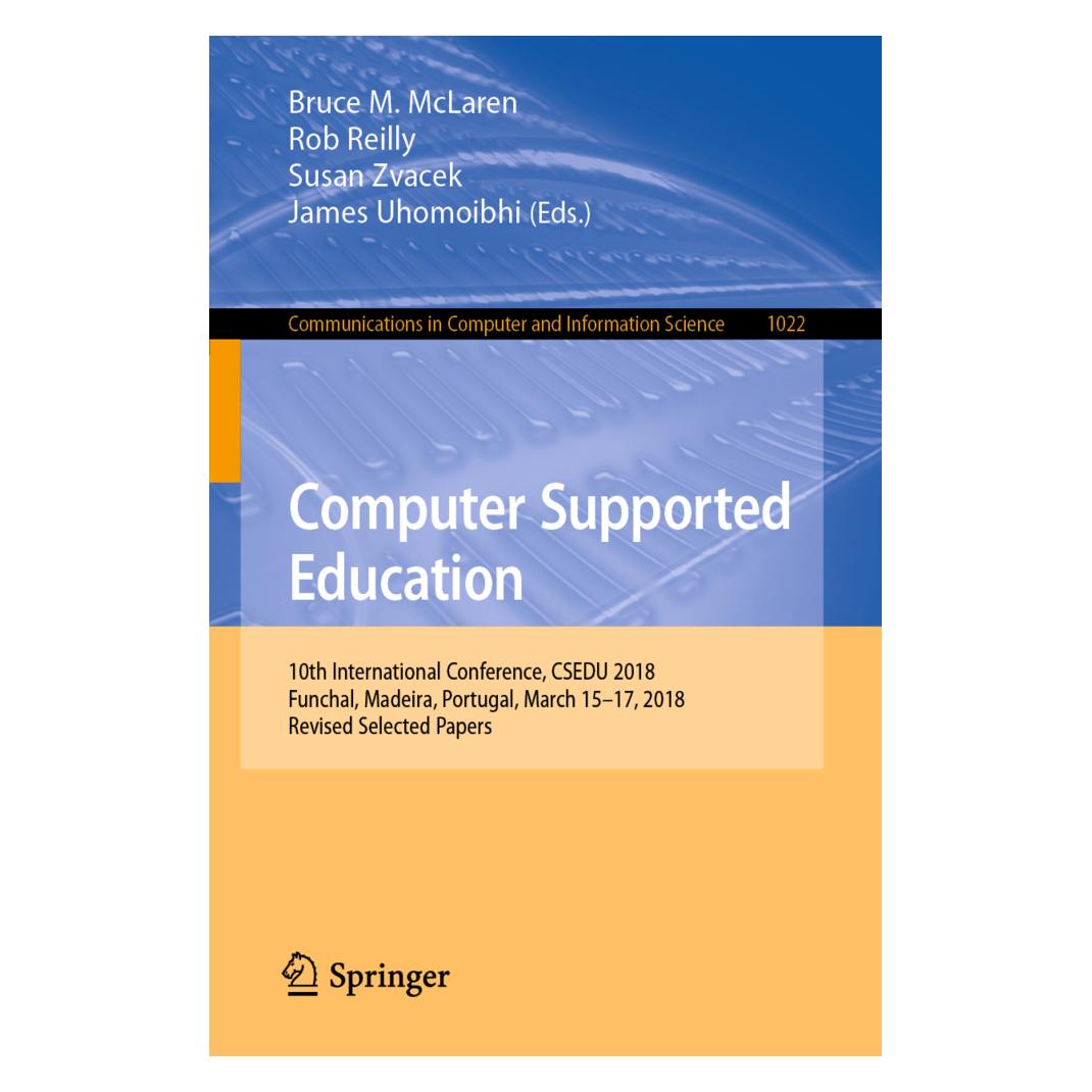 Springer Computer Supported Education (Englisch, Softcover, Bruce M. McLaren, James Uhomoibhi, Rob Reilly, Susan, Susan Zvacek, Zvacek et al) (56069280)