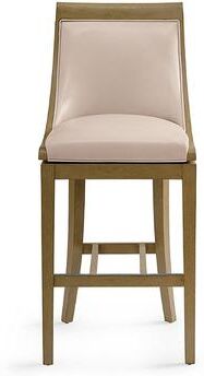 "Avondale Swivel Bar & Counter Stool - Bar Height (29"" Seat), Harvest, Bonded Leather, Harvest/ Marbled Doe/Bar Height - Grandin Road"