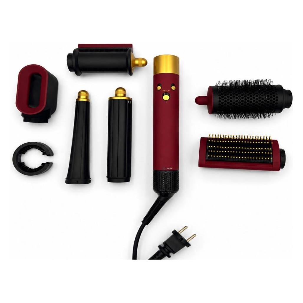 iLike Hair stylers Air Styling System - 6-in-1 Hair Styling Tool Set - Power 1200W Red (6 Aufsätze) (ILIKE)