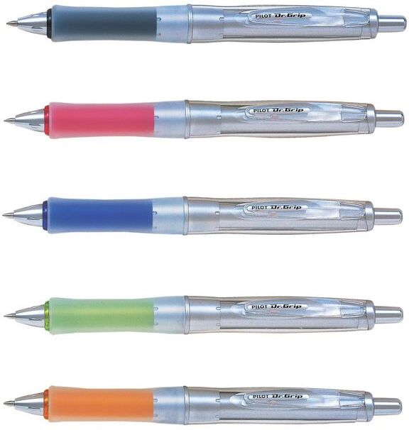 PILOT Kulpenna, Equilibrium, ergonomisk, indragbar, mediumspets på 1,0 mm, blå