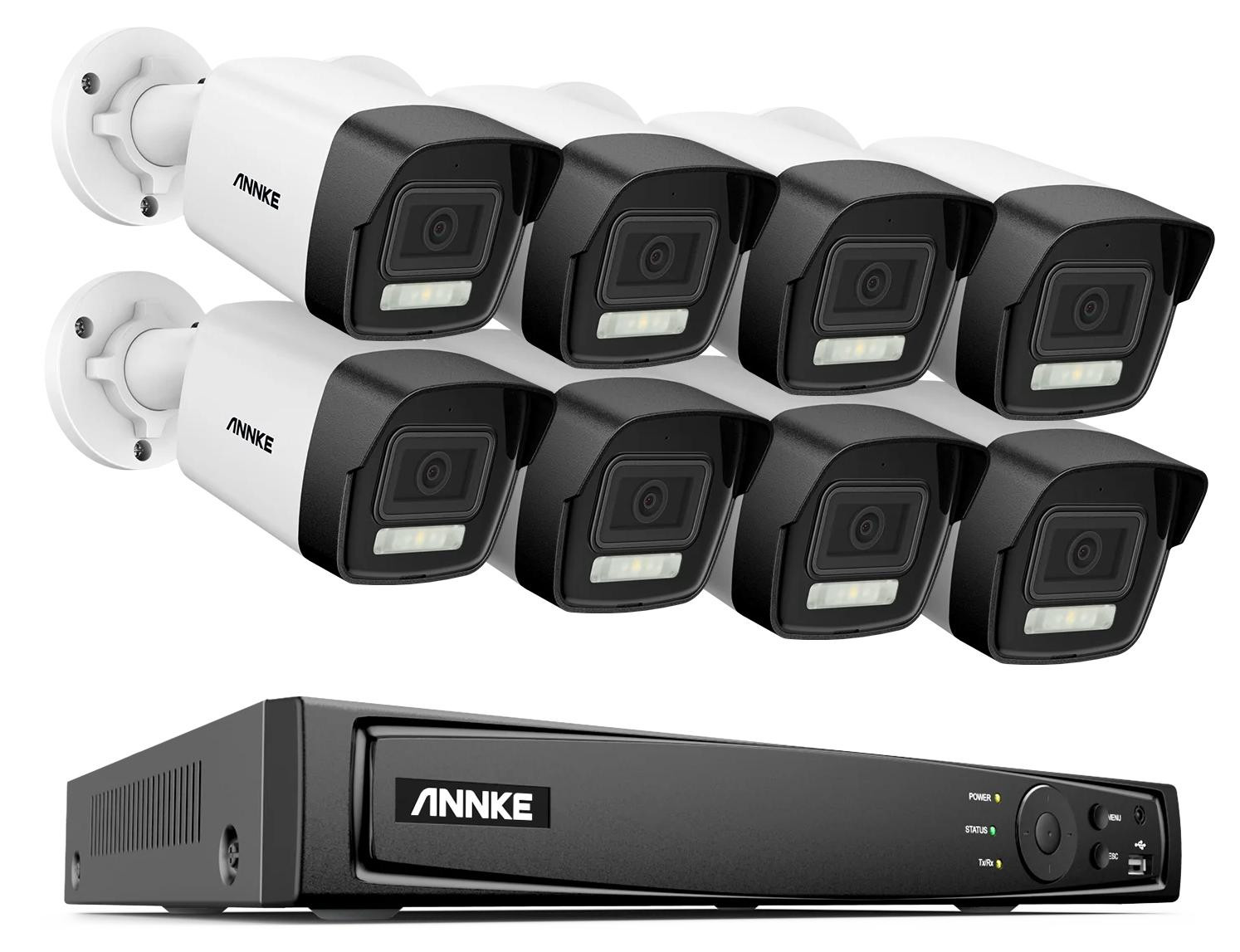 Selius 8-kanaals 4K IP camera beveiligingsset met NVR systeem