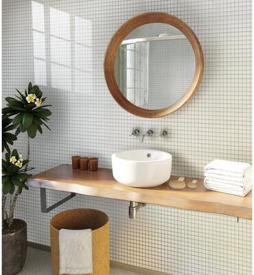 "Apollo tile 12"" x 12"" Colorway Matte Warm Greige Glass Tile (9.67 sq ft/case) - 10 Pack"