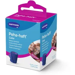 Peha-haft Easy Fixierbinde 6 Cmx4 M Blau 1 St