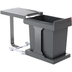Hailo Solo 20, Abfalleimer, Grau