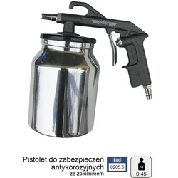 Adler, Druckluftaufsatz, Pneumatyczny Pistolet Antykorozyjny Ze Zbiornikiem