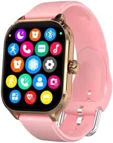 Shopalltechgadgets Bluetooth Smartwatch With HD Touch Screen And Bluetooth Calling For Men & Women pink