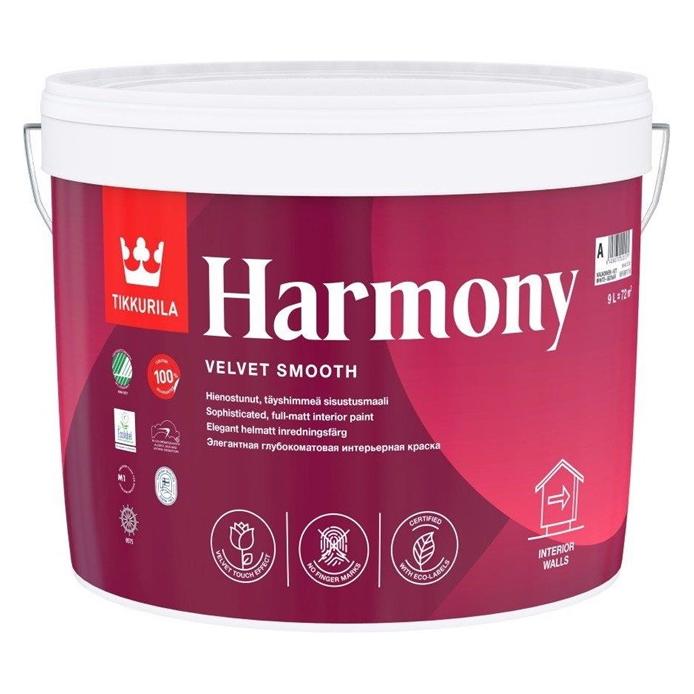 Tikkurila Paint Abs,Mat Harmony A 9,0l F/Wall Tikk (9000 ml) (33037506)