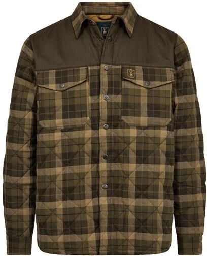 Deerhunter Youth Elbert Padded Shirt Jacket, Brown Check