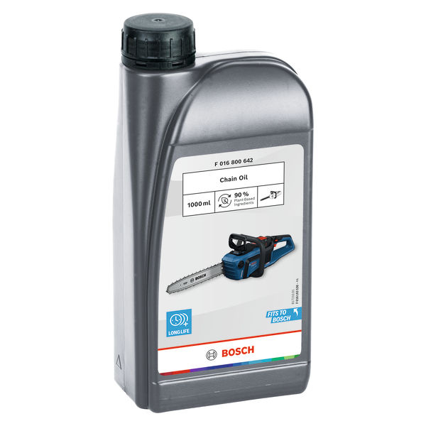Bosch Zubehör Biologisch abbaubares Kettenöl, 1 l F016800642