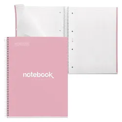 MIQUELRIUS Eco Emotions Collegeblock DIN A4 kariert pink