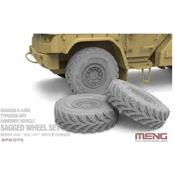Meng-Model Russian K-4386 Typhoon-VDV Armored Vehicle Sagged Wheel Set (RESIN)