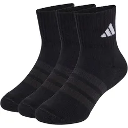 3er Pack adidas Cushioned Sportswear Ankle Socken Kinder KD1722 - black/black/white 25-27