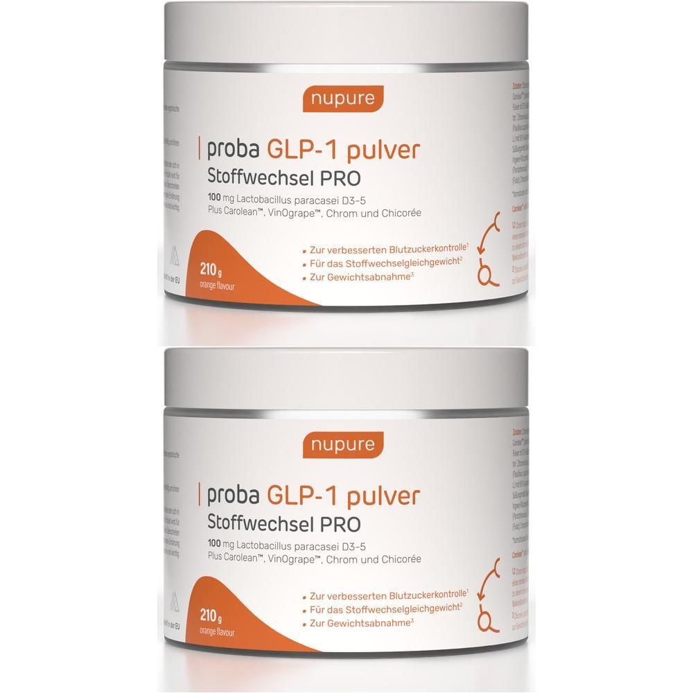 Nupure proba Glp-1 Pulver Stoffwechsel PRO 2x 2x210 g