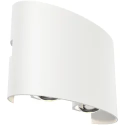 Außenwandleuchte Strato Weiß max. 4 Watt Wandlampe