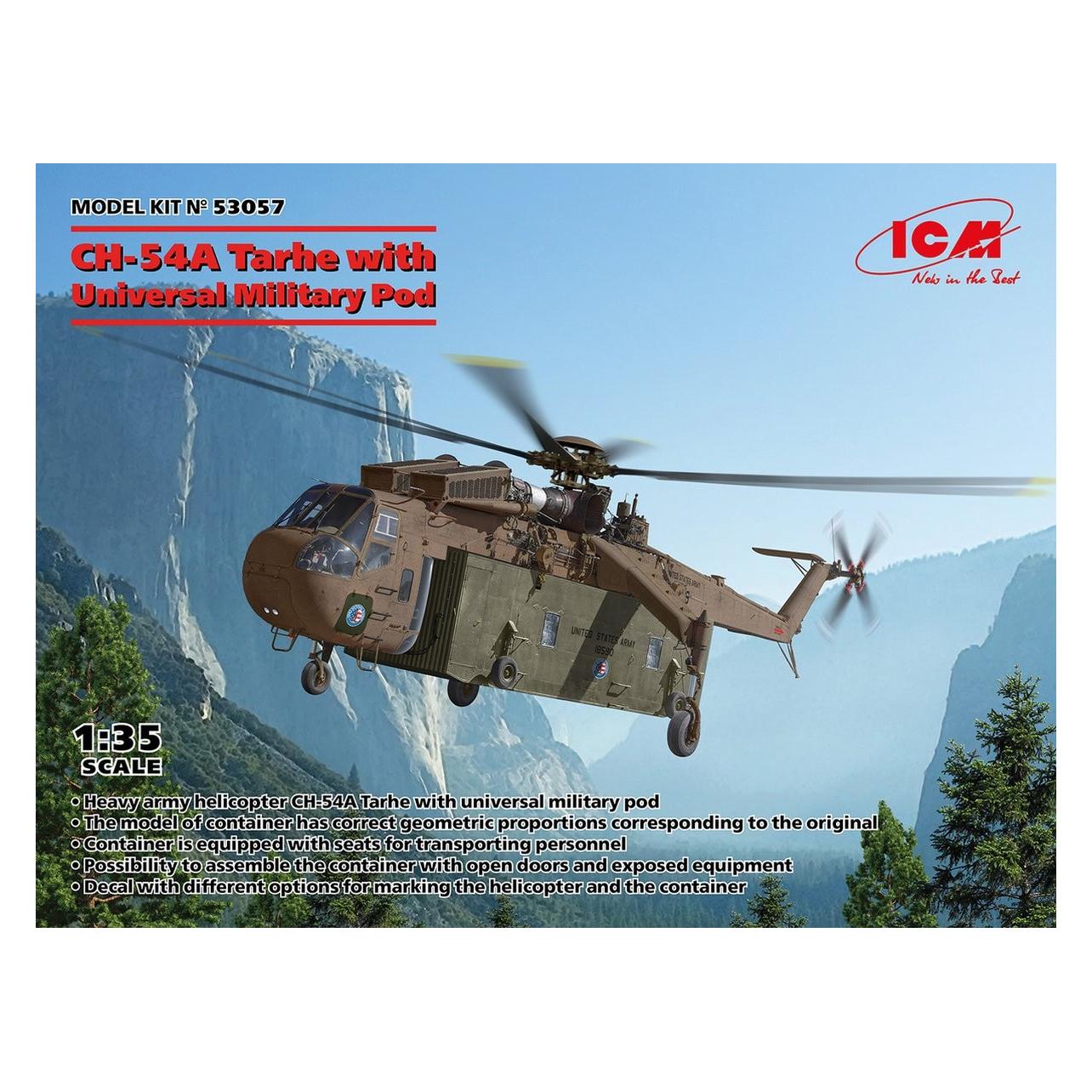 ICM CH-54A Tarhe with Universal Military Pod (53057)