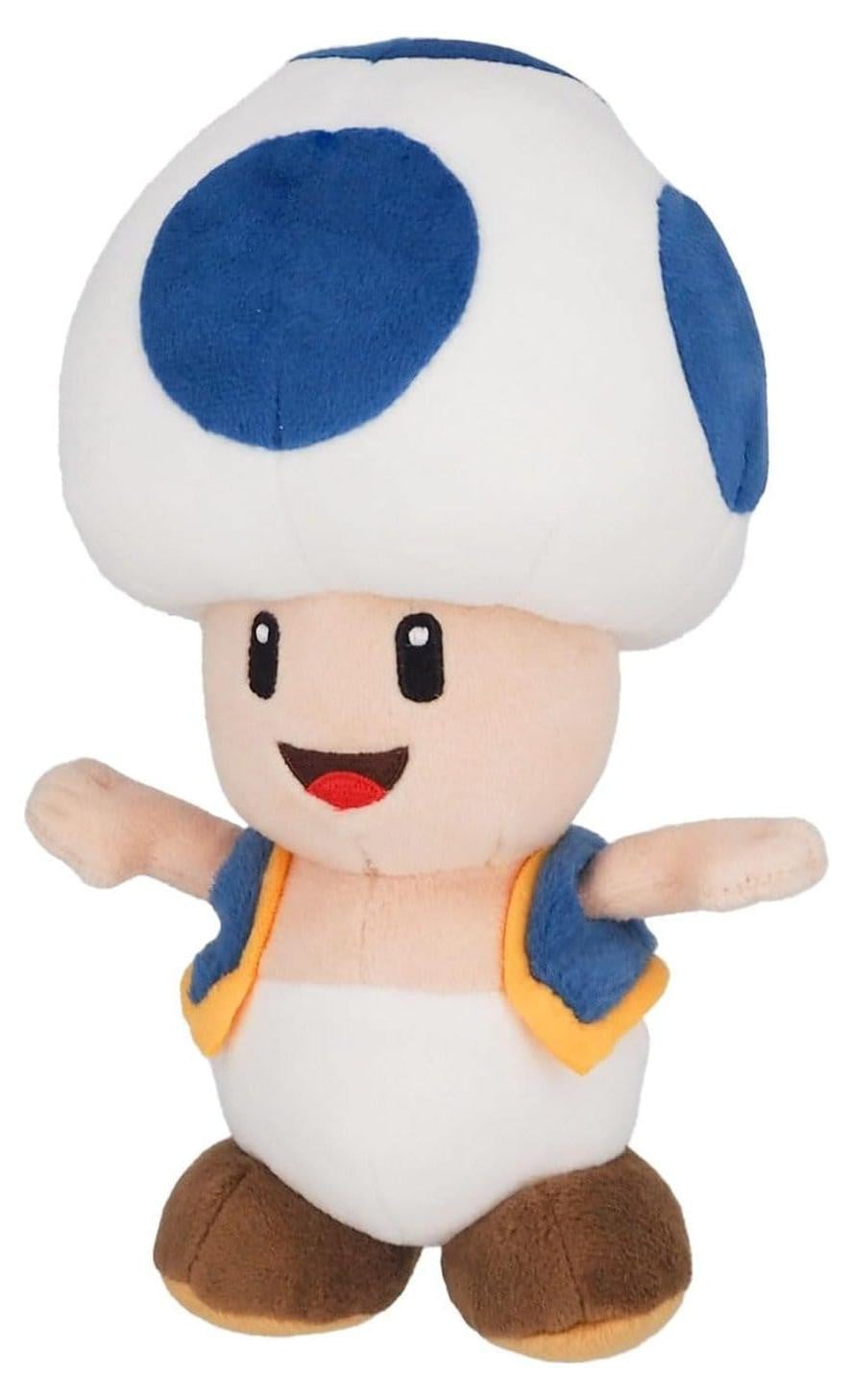 Sanei Super Mario pluche figuur Toad, 20 cm